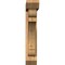 Ekena Millwork Olympic Slat Smooth Bracket w/ Offset Brace, Western Red Cedar, 5 1/2"W x 26"D x 30"H BKT0604X26X30OLY06SWR - alternate 2